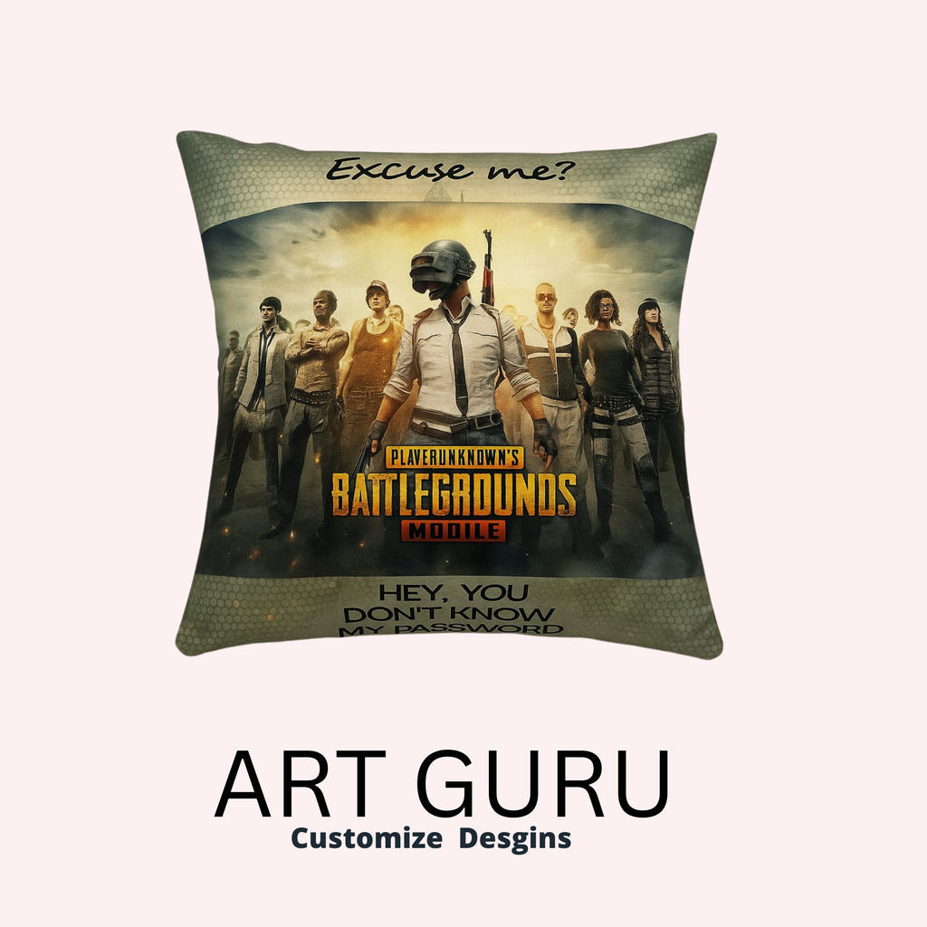 PUBG 3D REXINE CUSHION
