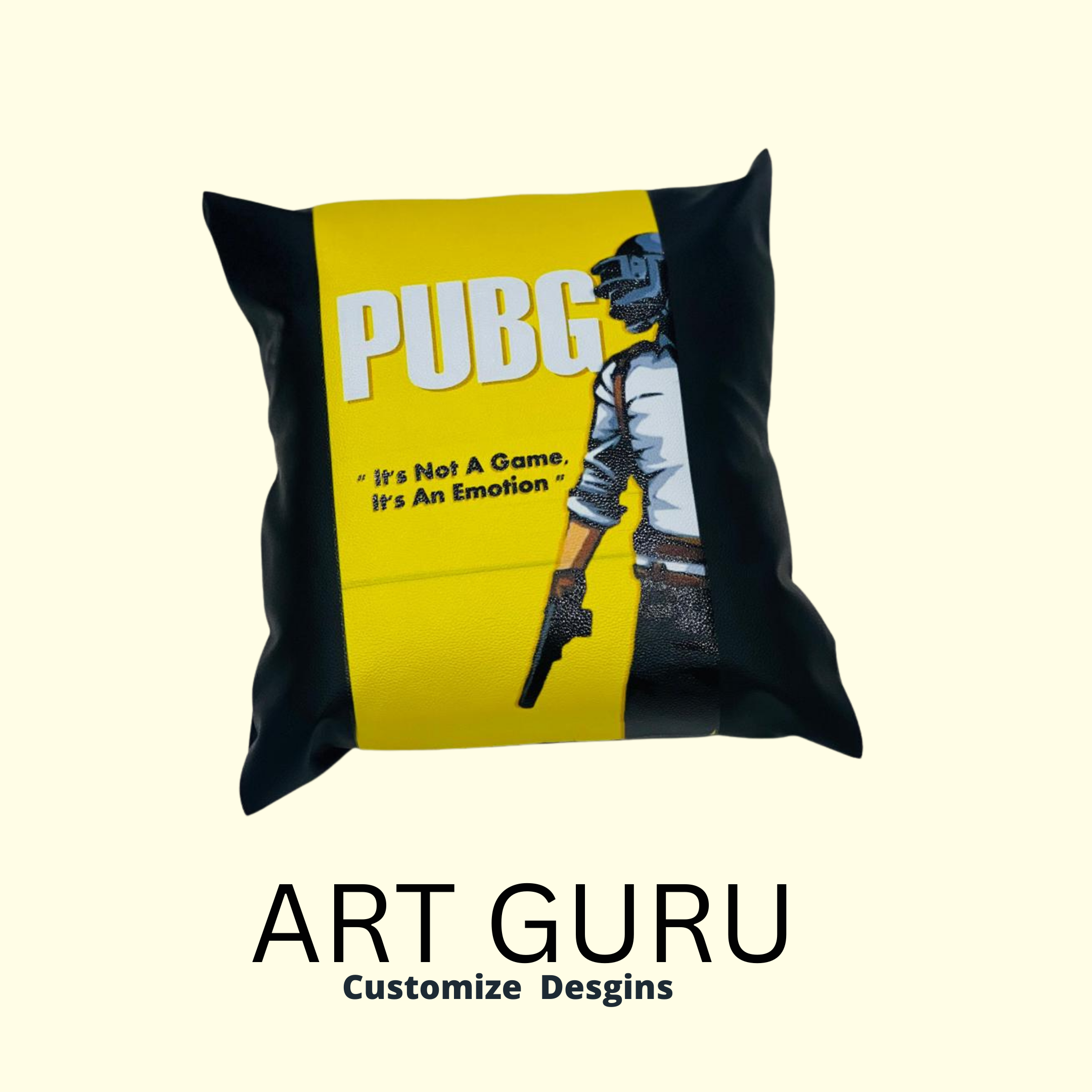 PUBG 3D LEATHER CUSHION