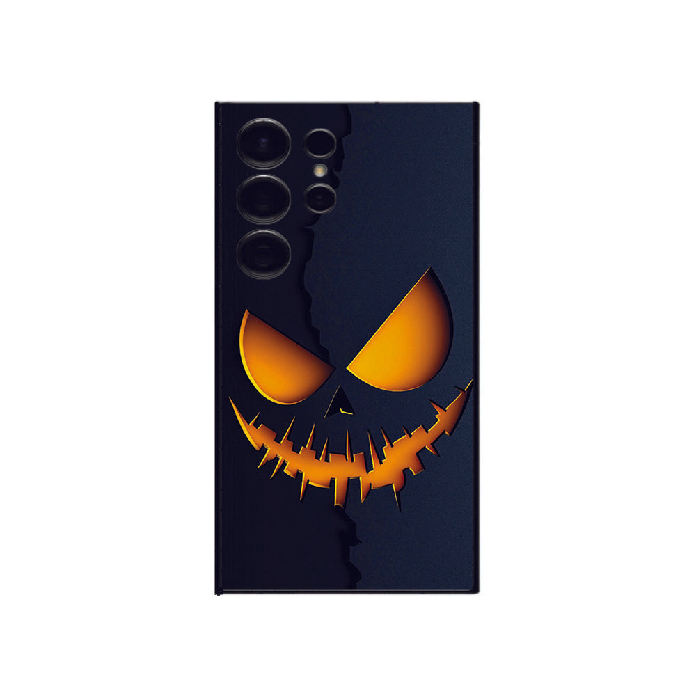 Hallowen Pumpkin Face Mobile Skin