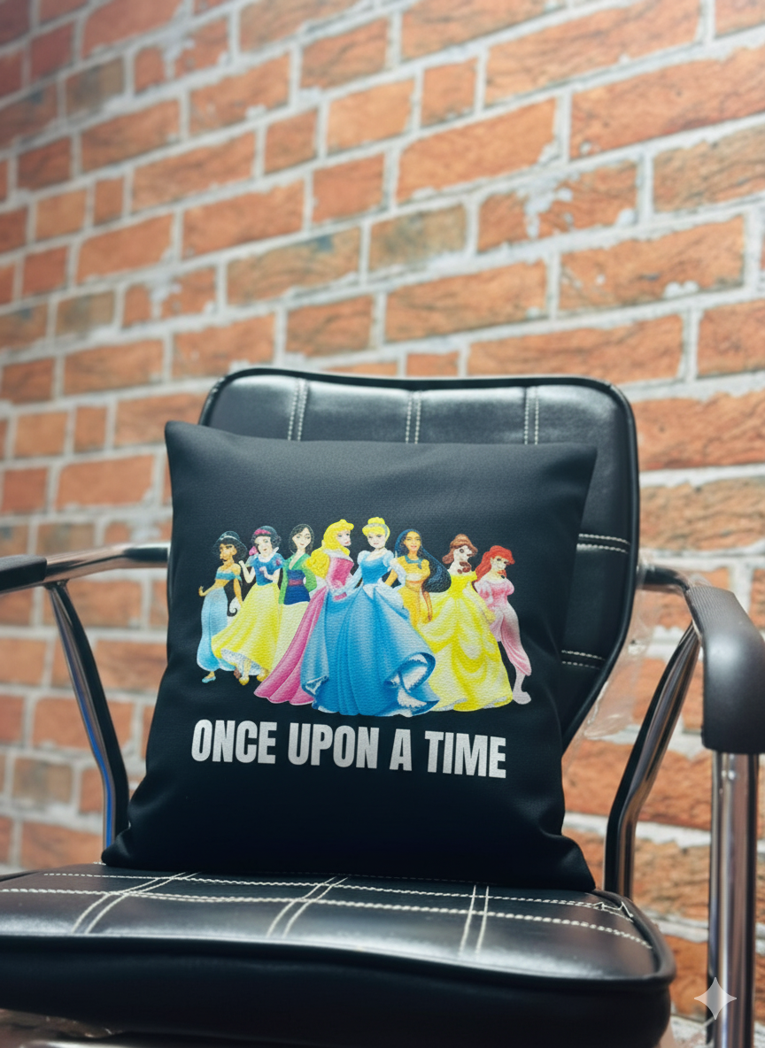 Barbie Faux Leather Cushion