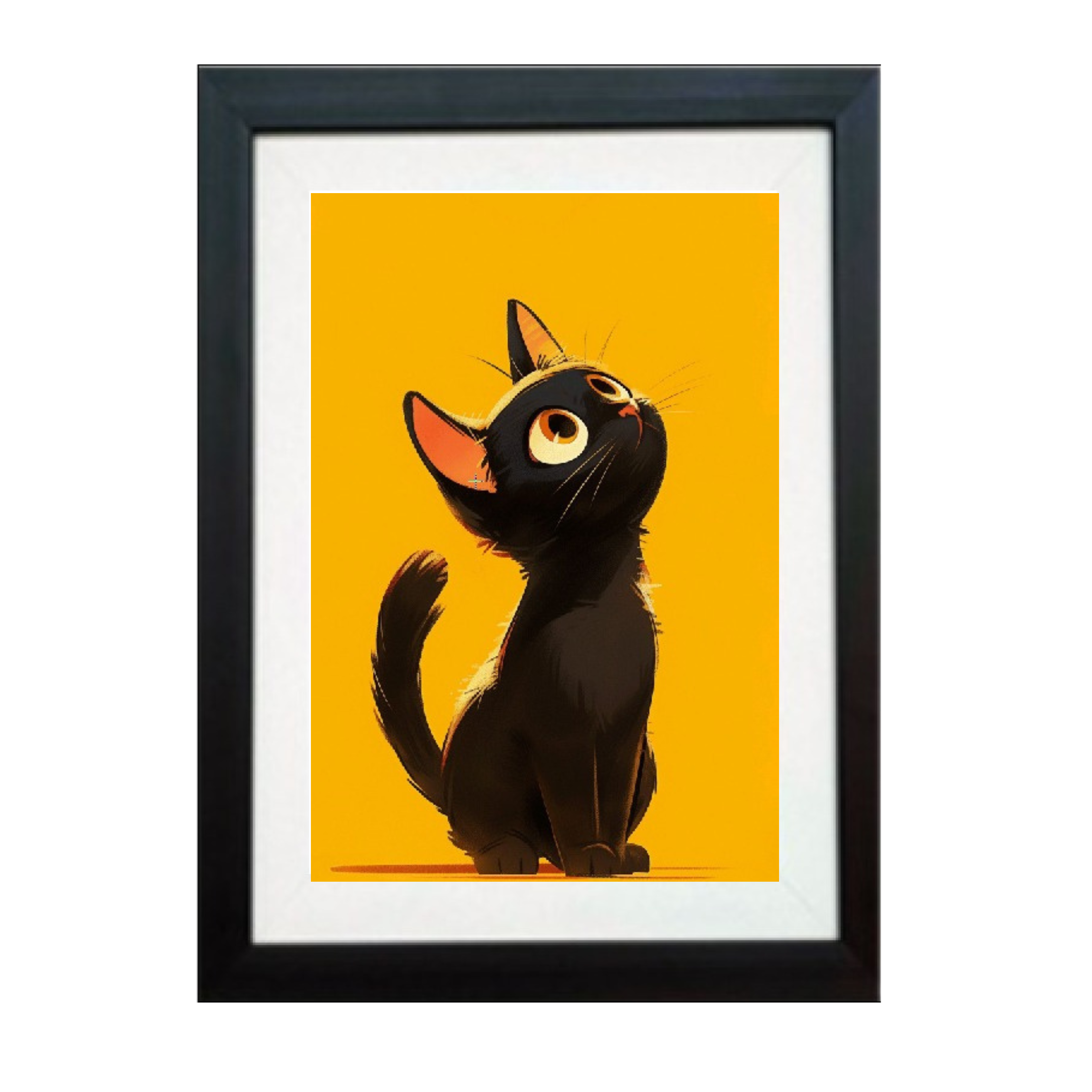 Black Cat Wall Art