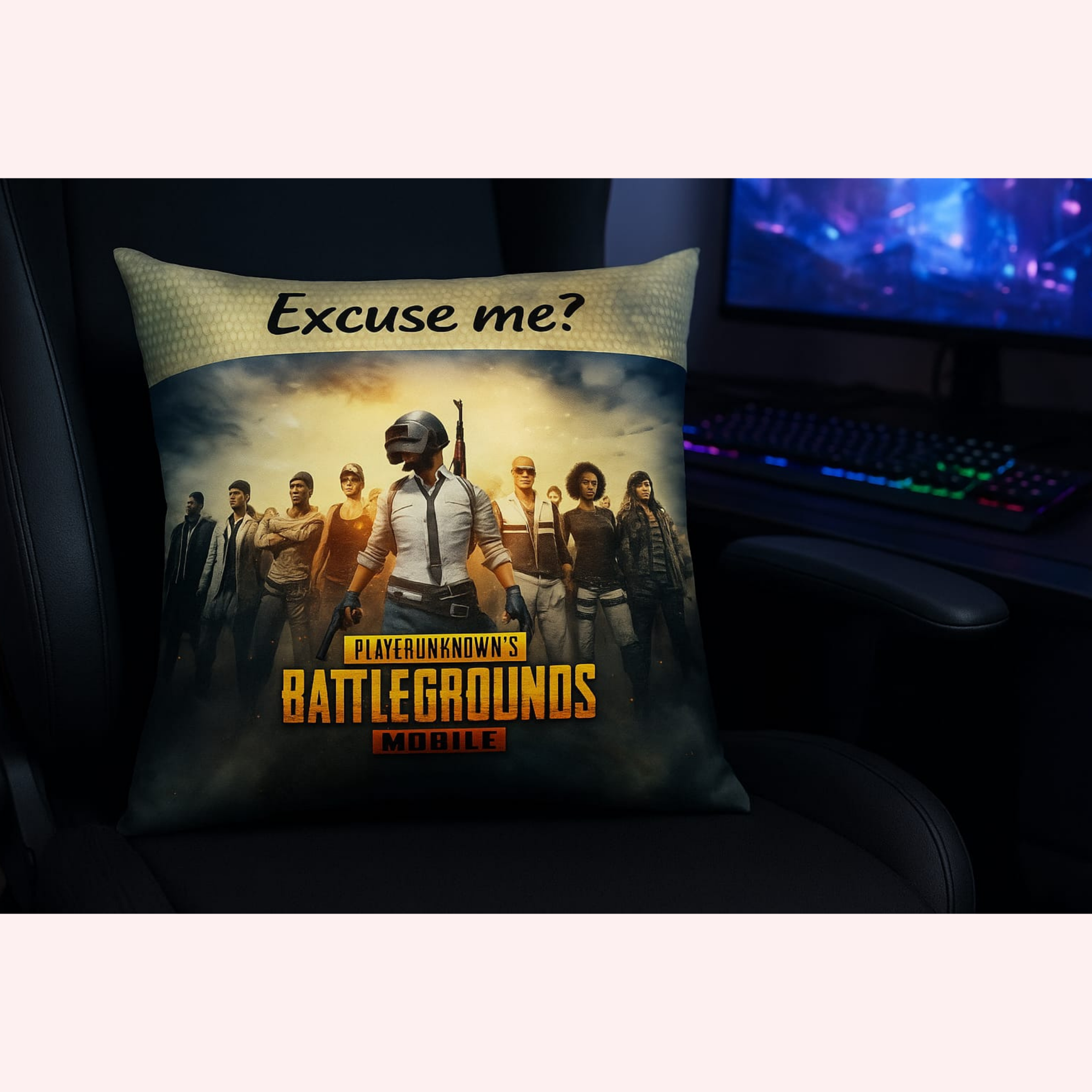 PUBG 3D REXINE CUSHION
