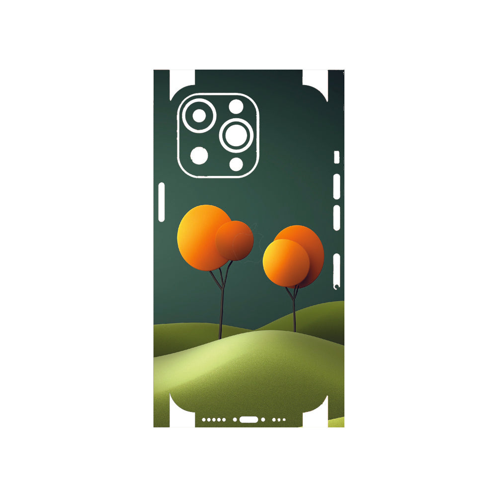 Golden Trees Mobile Skin