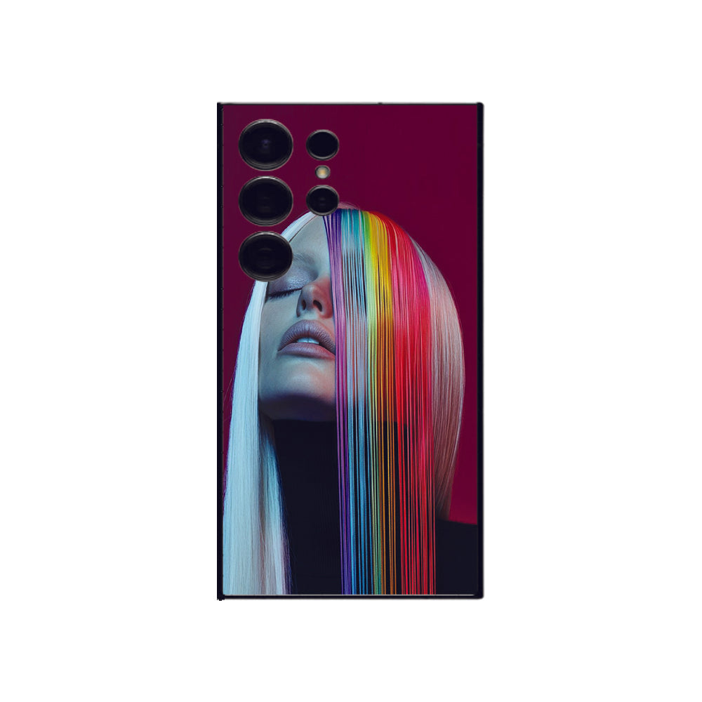 Vibrant Hair Mobile Skin
