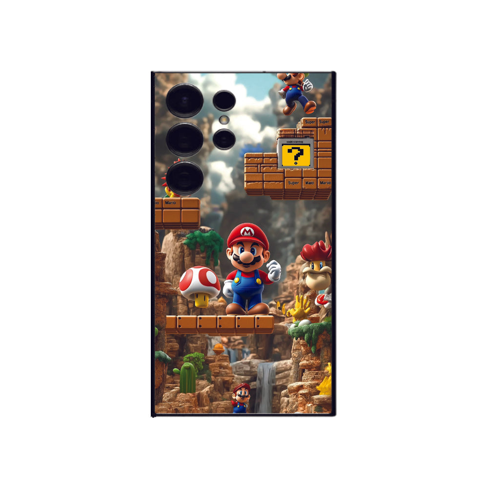 Mario Cartoon Mobile Skin