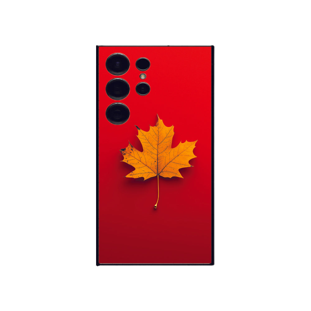 Red Leaf Mobile Skin