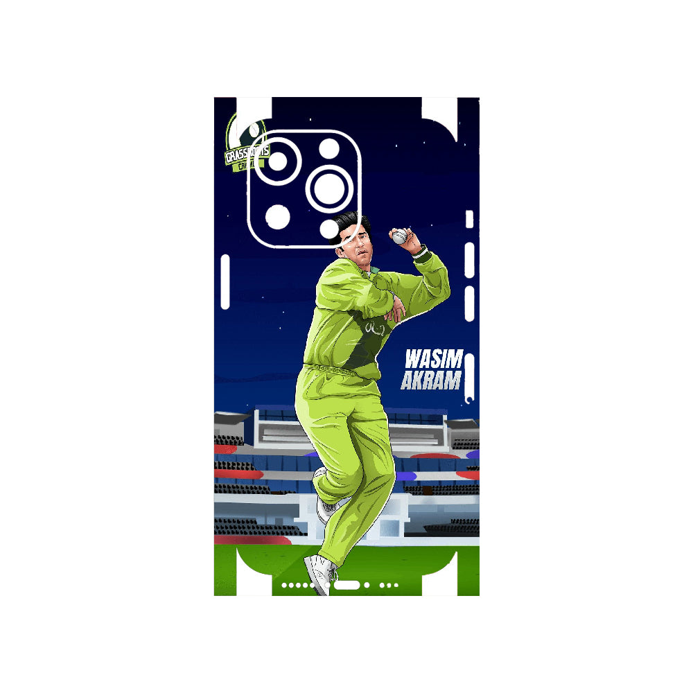Wasim Akram Mobile Skin
